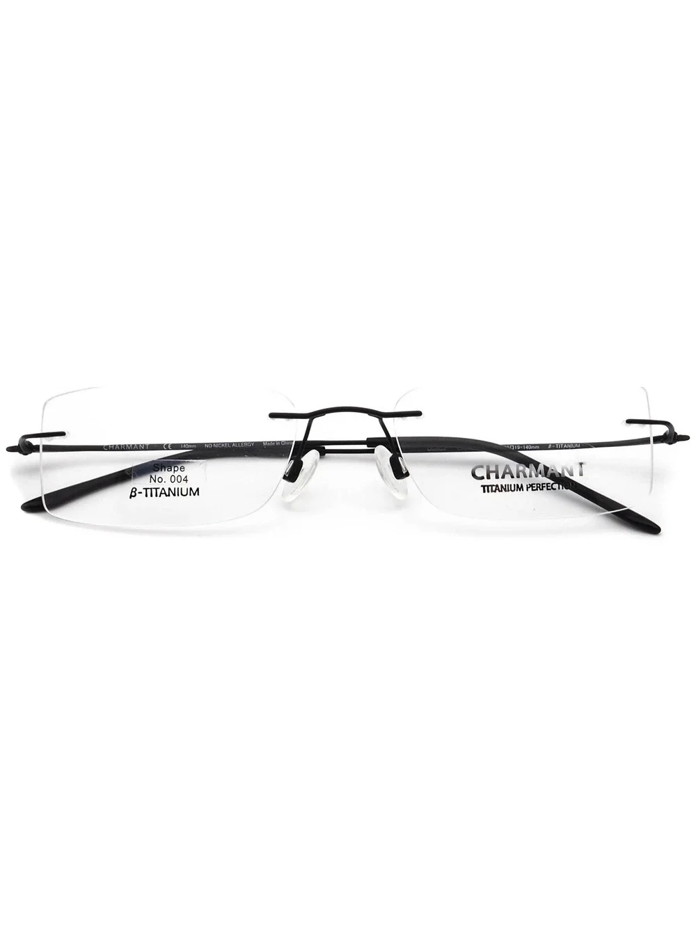 Charmant CH8600E BK Titanium Eyewear